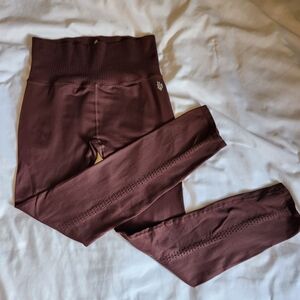 FP Movement by Free People Maroon Leggings Size M/L